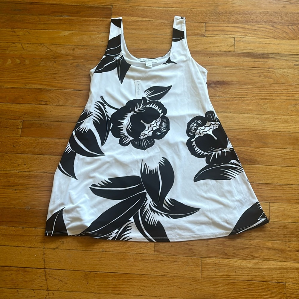 White House Black Market Long Floral Tank Top